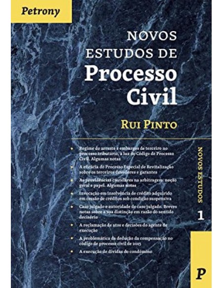 NOVOS ESTUDOS DE PROCESSO CIVIL