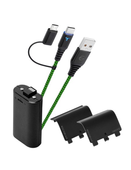 SCH10-XX-GN cable USB 3 m USB A USB C Negro, Verde
