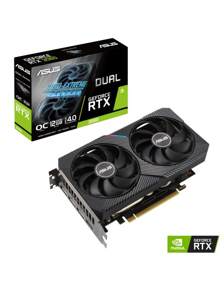 Dual -RTX3060-O12G-V2 NVIDIA GeForce RTX 3060 12 GB GDDR6 Dual -RTX3060-O12G-V2 NVIDIA GeForce RTX 3060 12 GB GDDR6