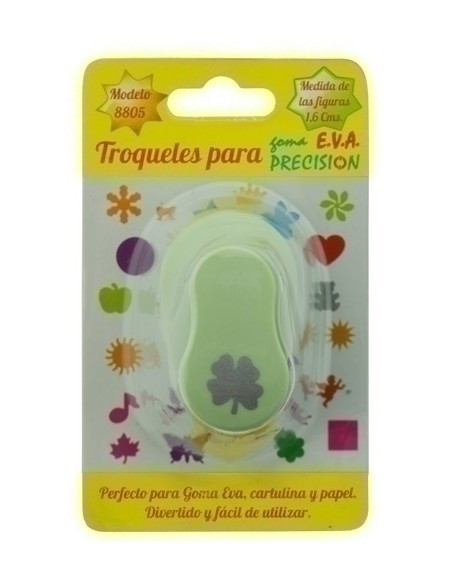 TALADRO GOMA EVA PRECISION TREBOL