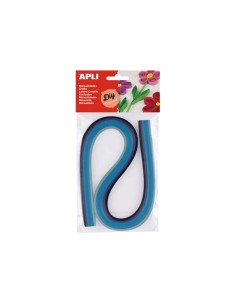 PAQ. 120 TIRAS QUILLING APLI 540MM STDO AZUL