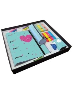 MARIOLA SET DE REGALO PREMIUM CARPEBLOCK 4 ANILLAS 40MM CORAZONES MODELOS SURTIDOS