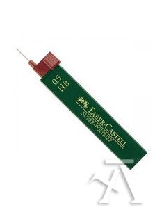 C 12 tubos minas 05mm hb super polymer faber castell