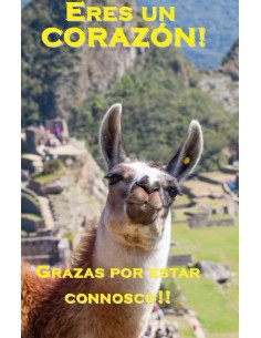 Grazas por estar connosco Postal