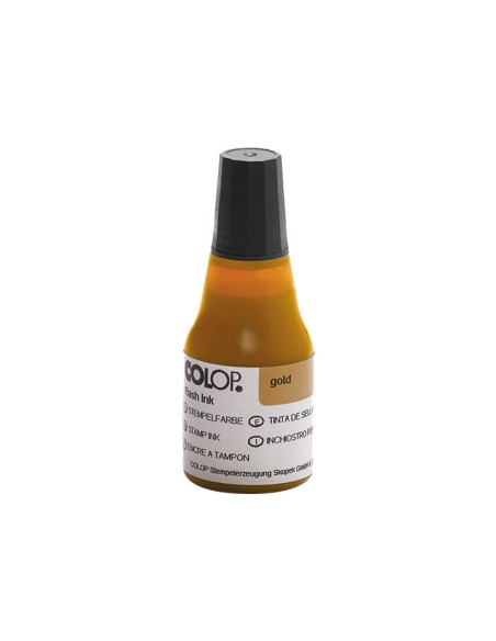 BOTE TINTA  COLOP FLASH EOS 25ML ORO