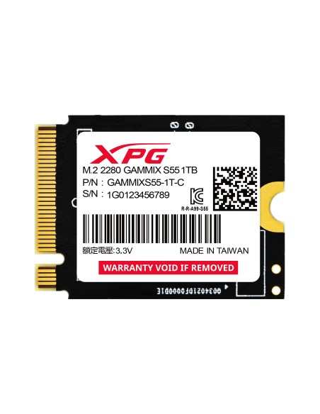 SGAMMIXS55-1T-C unidad de estado sólido M.2 1 TB PCI Express 4.0 3D NAND NVMe