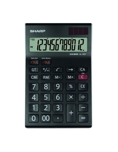 CALCULADORA SOBR.SHARP 12 DIG. EL-125T