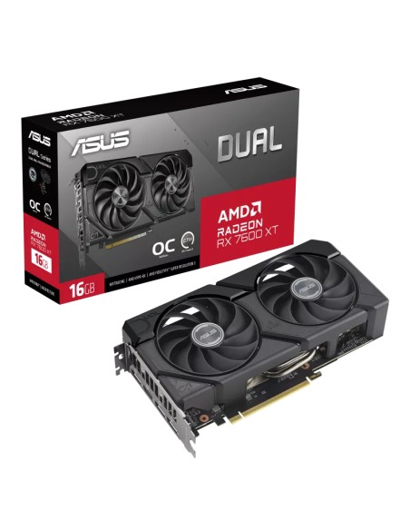 Dual -RX7600XT-O16G AMD Radeon RX 7600 XT 16 GB GDDR6