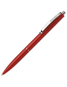 SCHNEIDER BOLÍGRAFO FINO K15 CON CLIP METÁLICO RECARGABLE ROJO