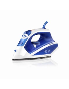 Steam River 2200 Plancha vapor-seco Suela de acero inoxidable 2200 W Azul, Blanco