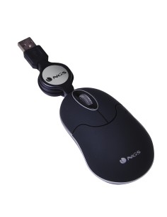 SINBLACK ratón Ambidextro USB tipo A Óptico 1000 DPI