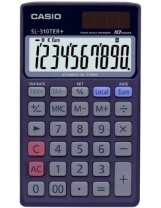 CALCULADORA BOLS.CASIO 10 DIG. SL-310TER