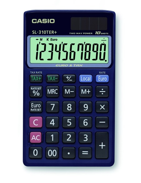 SL-310TER+ calculadora Bolsillo Calculadora básica Azul