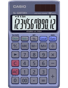 SL-320TER+ calculadora Bolsillo Calculadora básica Azul