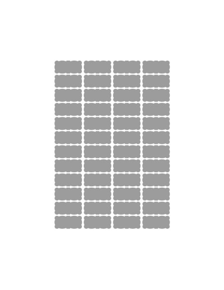 TICO ETIQ. PAPEL SATINADO PLATA SL4-4521