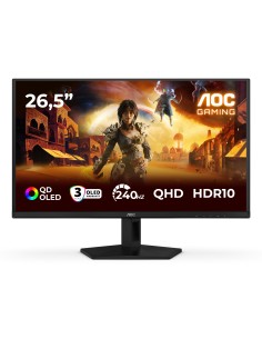 G4 Q27G41ZDF pantalla para PC 67,3 cm (26.5") 2560 x 1440 Pixeles Quad HD QD-OLED Negro, Rojo