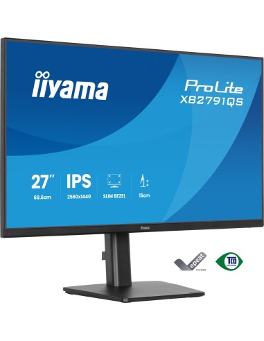 ProLite XB2791QS-B1 pantalla para PC 68,6 cm (27") 2560 x 1440 Pixeles Quad HD LED Negro