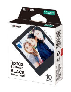 Instax Square Black Frame schwarz película instantáneas 10 pieza(s) 62 x 62 mm
