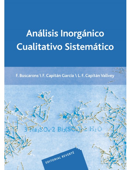 ANALISIS INORGANICO CUALITATIVO SISTEMATICO