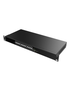PN24 switch No administrado Fast Ethernet (10/100) Negro