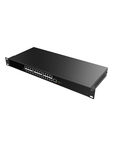 PN24 switch No administrado Fast Ethernet (10/100) Negro