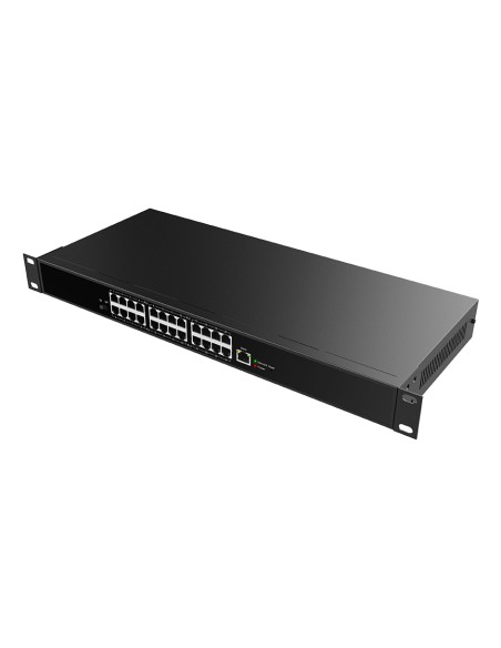 PN24 switch No administrado Fast Ethernet (10/100) Negro