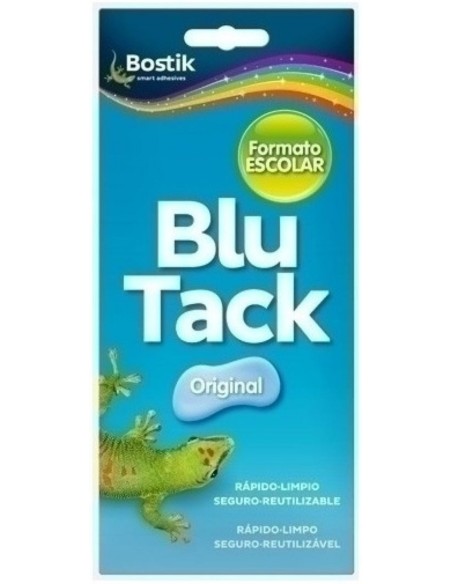 EXP 12 SOBRES BLU TACK ORIGINAL 90G TAMANO ESCOLAR