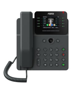 V62G teléfono IP Negro 12 líneas LCD