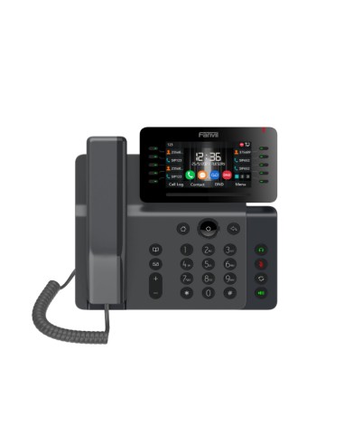 V65 teléfono IP Negro 20 líneas LCD Wifi