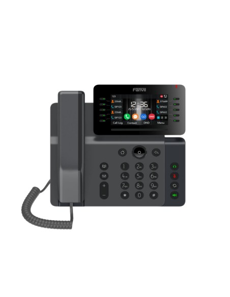 V65 teléfono IP Negro 20 líneas LCD Wifi