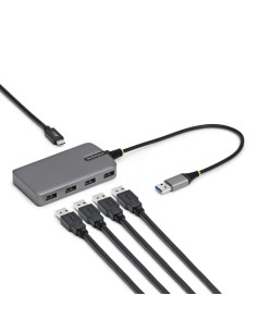 5G4AC-USB-A-HUB hub de interfaz USB 3.2 Gen 1 (3.1 Gen 1) Type-A 5000 Mbit/s Gris