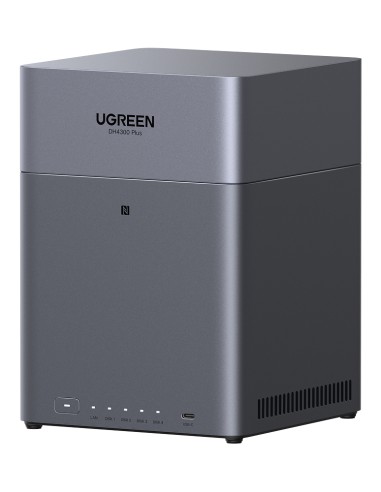 DH4300 Plus NAS Mini Tower 8 GB LPPDDR4X UGOS PRO Gris