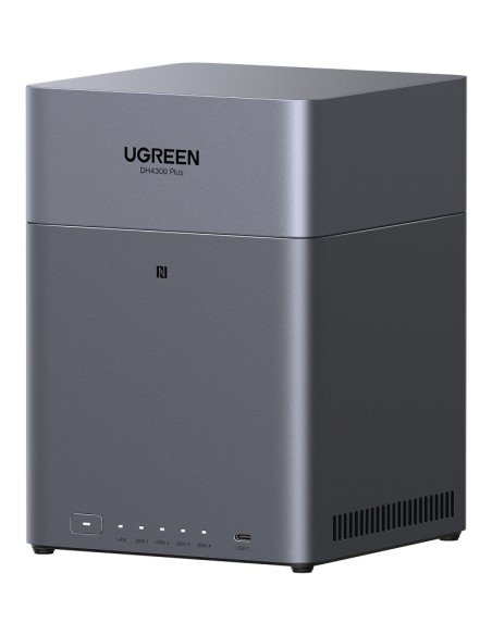 DH4300 Plus NAS Mini Tower 8 GB LPPDDR4X UGOS PRO Gris