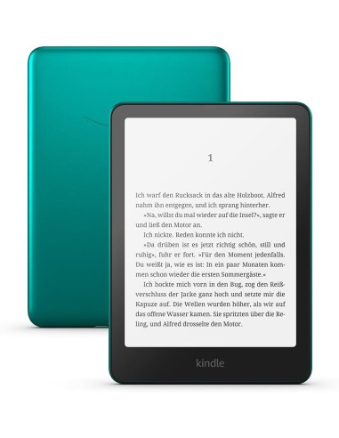 Kindle Paperwhite Signature Edition lectore de e-book Pantalla táctil 32 GB Wifi Verde, Metálico