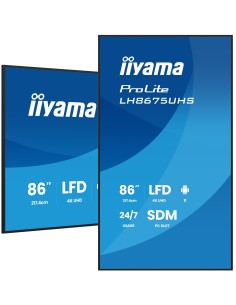 LH8675UHS-B2AG pantalla de señalización Pantalla plana para señalización digital 2,17 m (85.6") LCD Wifi 500 cd / m² 4K Ultra HD