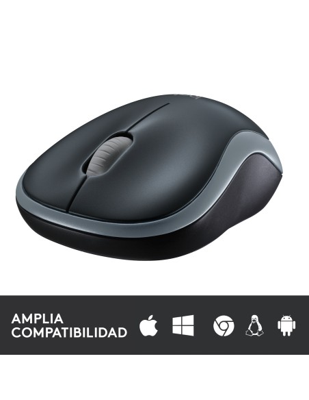 M185 ratón Ambidextro RF inalámbrico Óptico 1000 DPI M185 ratón Ambidextro RF inalámbrico Óptico 1000 DPI