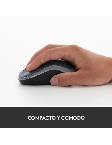 M185 ratón Ambidextro RF inalámbrico Óptico 1000 DPI