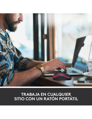 M185 ratón Ambidextro RF inalámbrico Óptico 1000 DPI