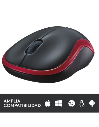 M185 ratón Ambidextro RF inalámbrico Óptico 1000 DPI