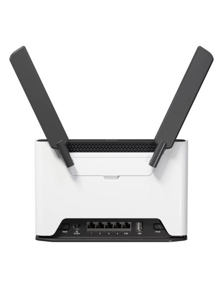Chateau LTE7 ax router inalámbrico Gigabit Ethernet Doble banda (2,4 GHz / 5 GHz) 4G Negro, Blanco