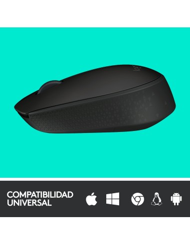 M171 Black-K ratón Ambidextro RF inalámbrico Óptico 1000 DPI