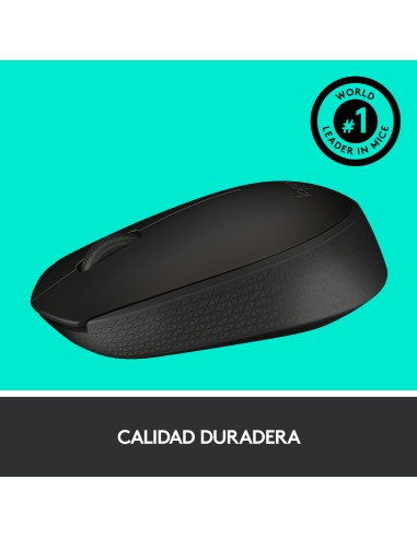M171 Black-K ratón Ambidextro RF inalámbrico Óptico 1000 DPI