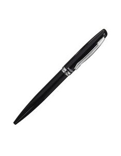 BOLIGRAFO SERIE PRIME COLOR NEGRO INOXCROM TINTA AZUL