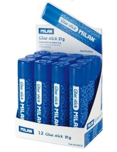 EXP 12 BARRAS PEGAMENTO MILAN 21G