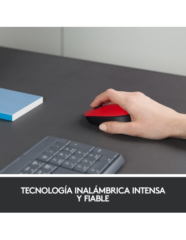 M171 Red-K ratón Ambidextro RF inalámbrico Óptico 1000 DPI