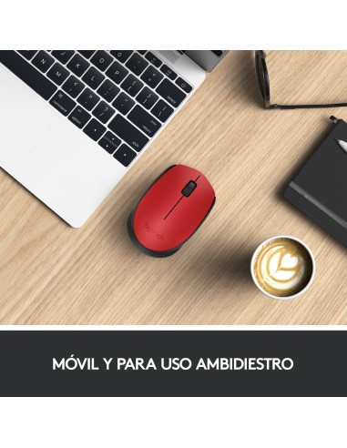 M171 Red-K ratón Ambidextro RF inalámbrico Óptico 1000 DPI