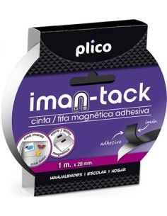 CINTA MAGNETICA ADHESIVA IMAN 20MMX1M