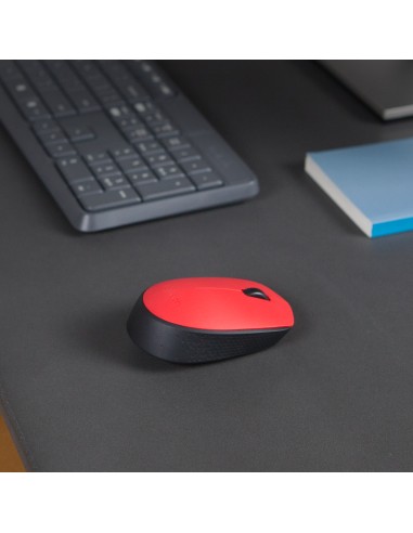 M171 Red-K ratón Ambidextro RF inalámbrico Óptico 1000 DPI