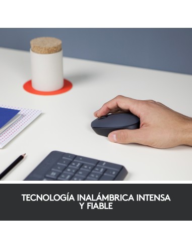 M170 Grey-K ratón Ambidextro RF inalámbrico Óptico 1000 DPI