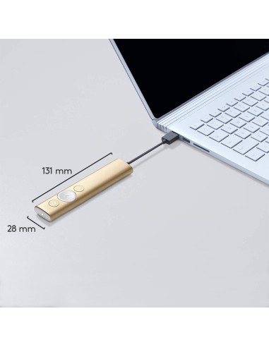 Spotlight apuntador inalámbricos Bluetooth/RF Oro